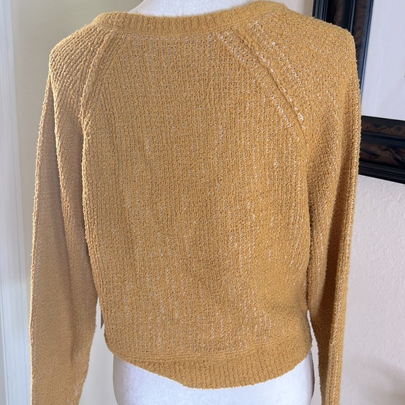 Free People Womens Cropped Knit Sweater - Picture 12 of 14